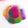 Factory direct selling supply high -quality dyed goose feathers diy -colored feathers wave ball feathers fill feathers