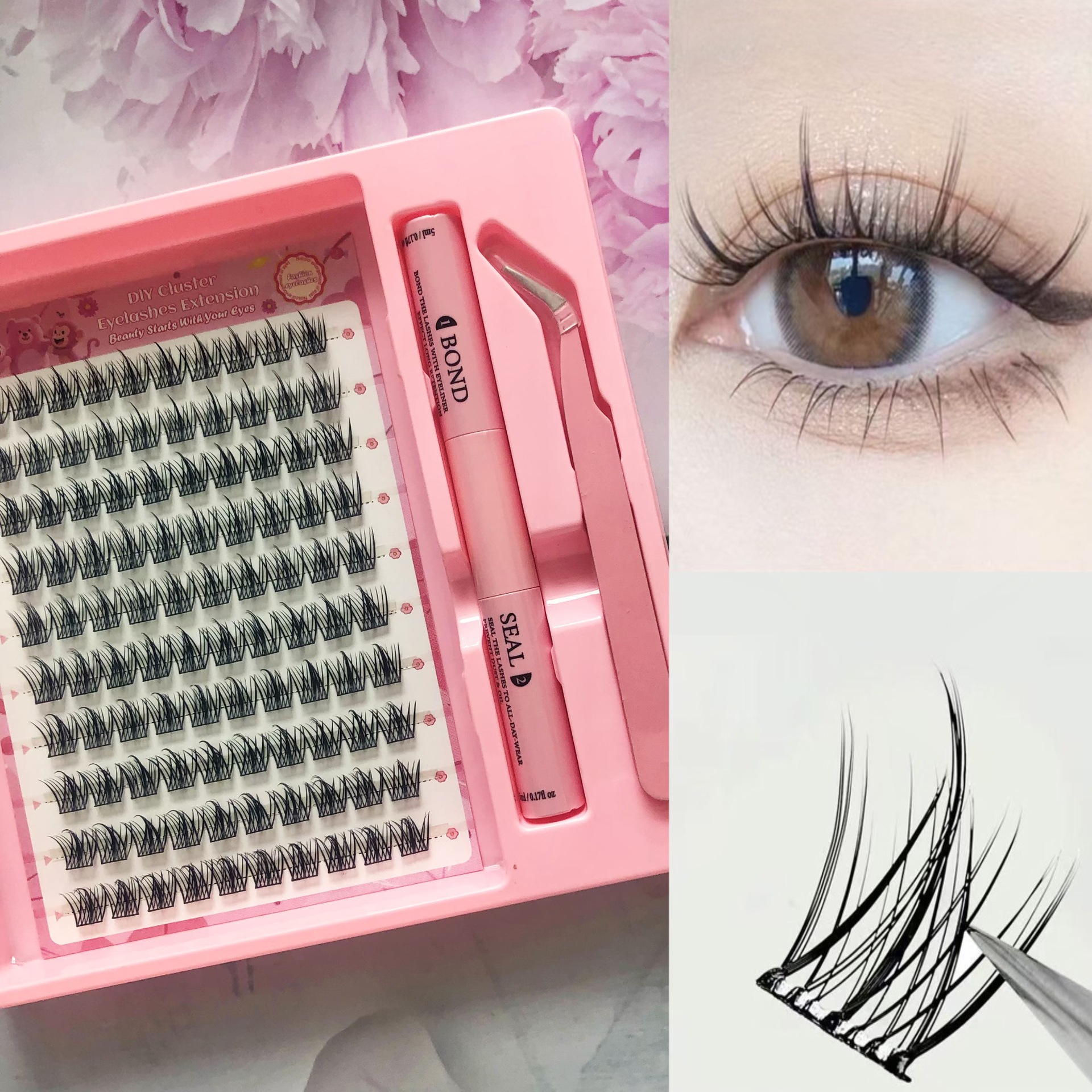 Conjunto de pestañas falsas transfronterizas de gran capacidad trilogía pestañas falsas un solo grupo segmentación venta caliente nueva pestañas falsas