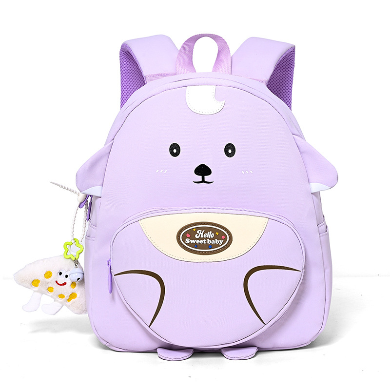 Cute bolso de niña, caricatura, oso, mochila infantil, preescolar, clase media, mochila para niños y niñas