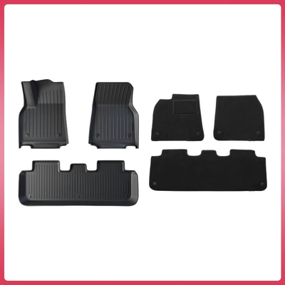 Modelə uyğun ayaqaltı Trunk Mats, Backrest Waterproof Tpe - my-original-double-layer-foot-pads-original-thickened-foot-pads-soft-carpet-surface