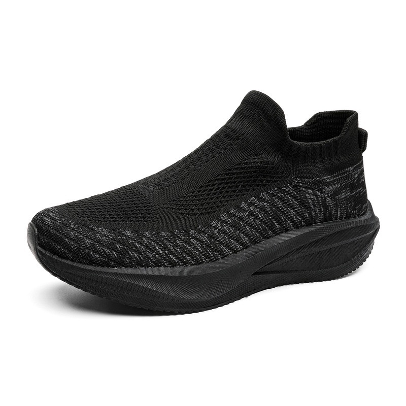 Tenis de Malla de Punto para Hombre de EVA Transpirables y Sin Cordones para Uso Casual