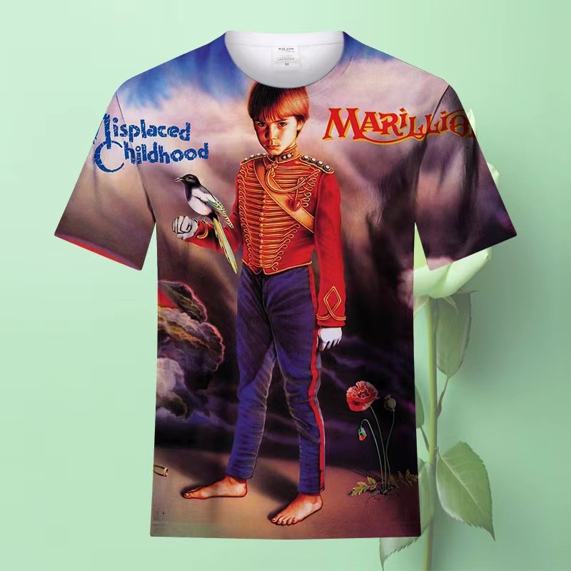 2024 Amazon nuevos hombres tendencia europea y americana delgada cuello redondo NFL camiseta de manga corta impresión digital casual código europeo