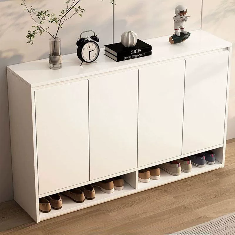 Шкаф для обуви из цельного дерева для домашнего входа, прихожей, входного шкафа, многослойного шкафа для хранения, настенного шкафа для прихожей большой вместимости.