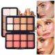 Amazon matte rouge blush high-gloss three-dimensional repair one-piece plate contour modification facial makeup cross-border wholesale