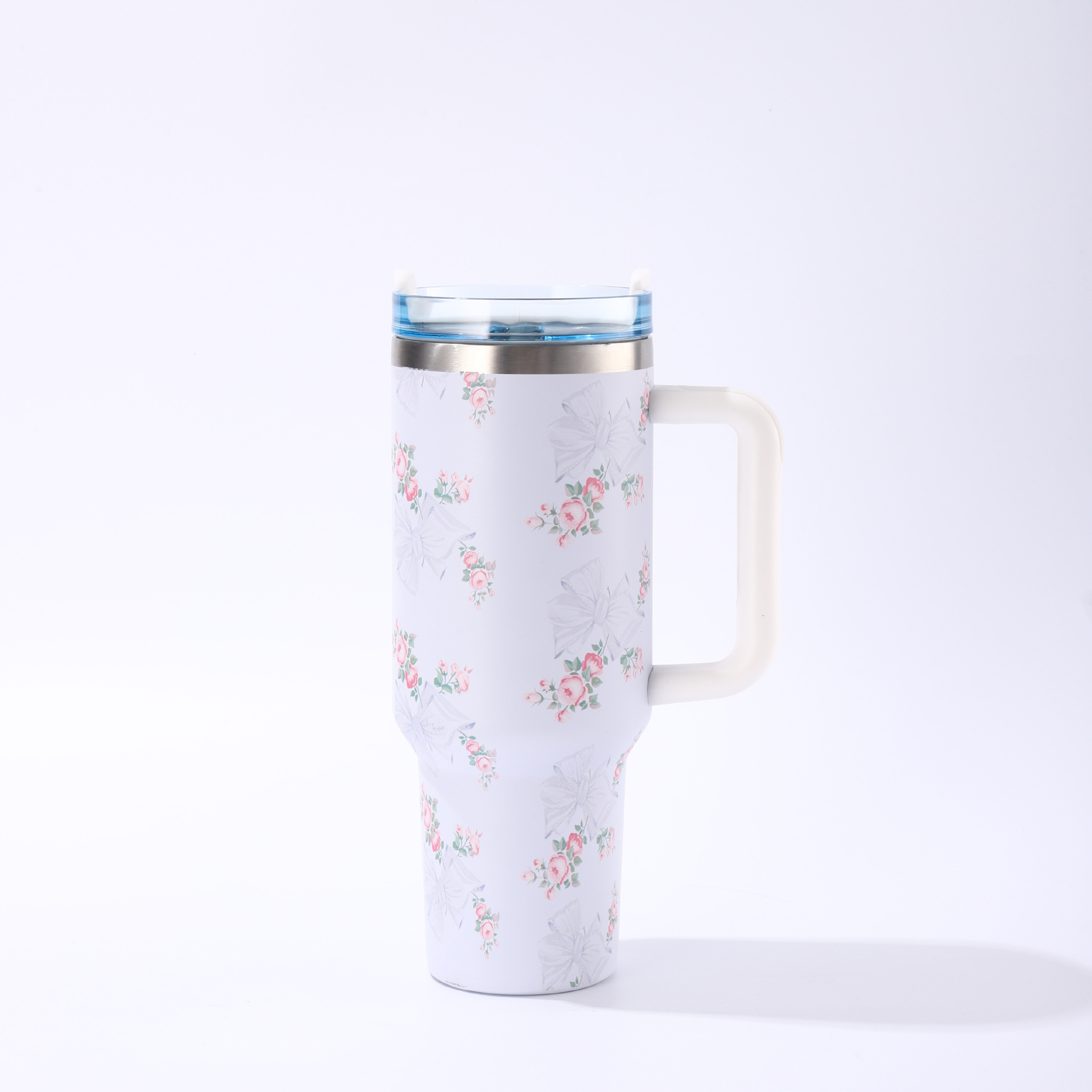 Thermos Cup Kitchen and drinking utensils Elegant Flower 304 Stainless Steel Thermos Cup 1 Piece