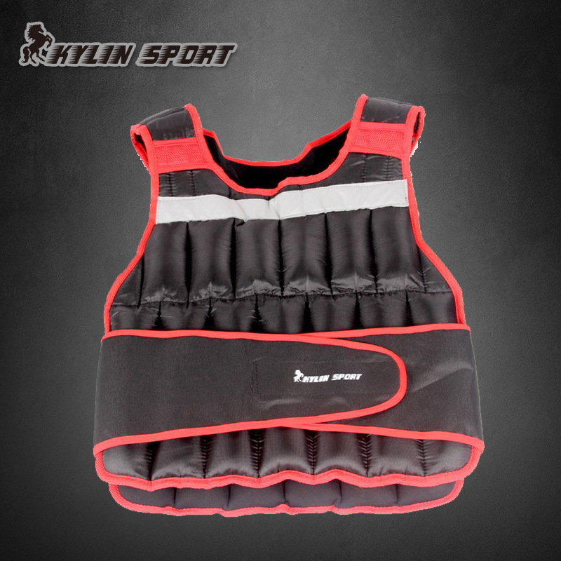 Wholesale 20KG adjustable weight weight-bearing vest invisible breathable vest sandbag sandwear running equipment