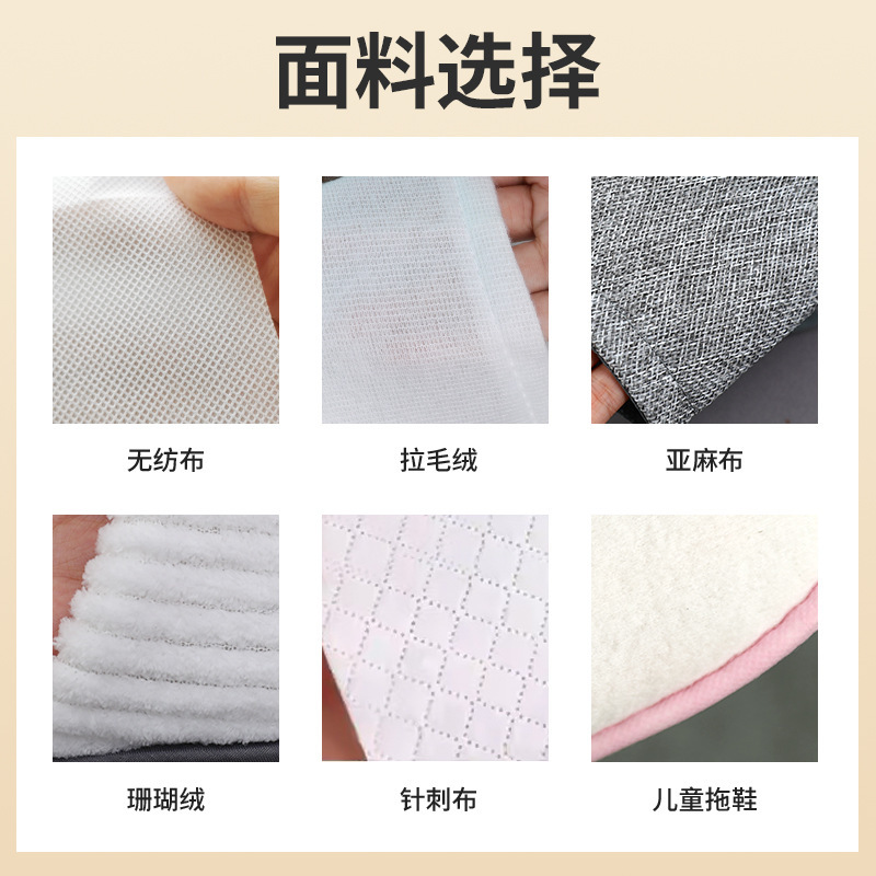 加厚防滑可洗澡酒店专用珊瑚绒一次性拖鞋民宿家用客人用拖鞋|undefined