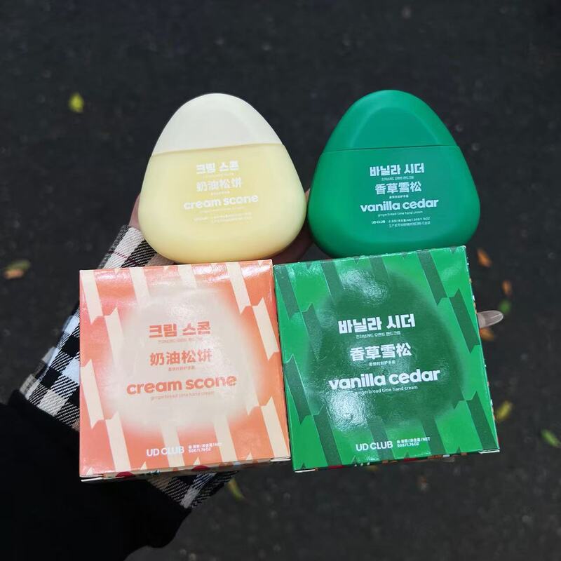 Udclub Gingerbread Christmas Cream Muffin Apple Fragrance Hand Cream Moisturizing and Hydrating Men's Mid-Autumn Festival Gift