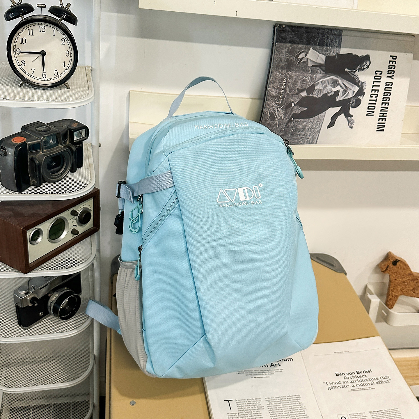 Otoño al aire libre Mochila de montaña Mochila de bicicleta de gran capacidad Mochila de moda versátil 2025 nuevo