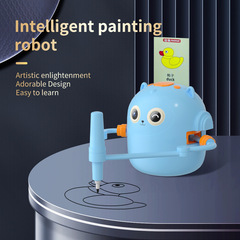 国境を越えた人気の早期教育インテリジェント自動絵画ロボット 3-8 歳の啓発子供の誕生日おもちゃの創造性