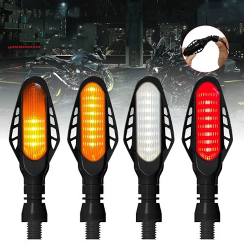 В наличии мотоцикл 16LED тормозной рулевой ходовой задний фонарь для локомотива LED Cobra проточный водяной рулевой фонарь