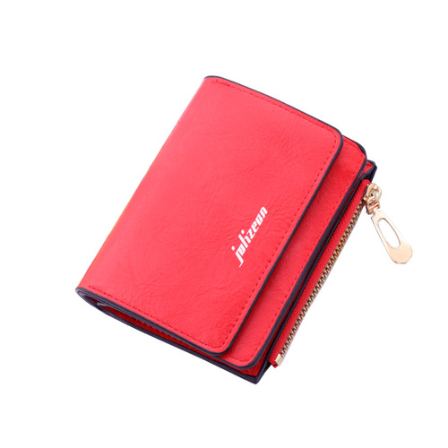 Women's wallet women's short niche design tri-fold wallet multi-card slot women's tri-fold wallet simple student
