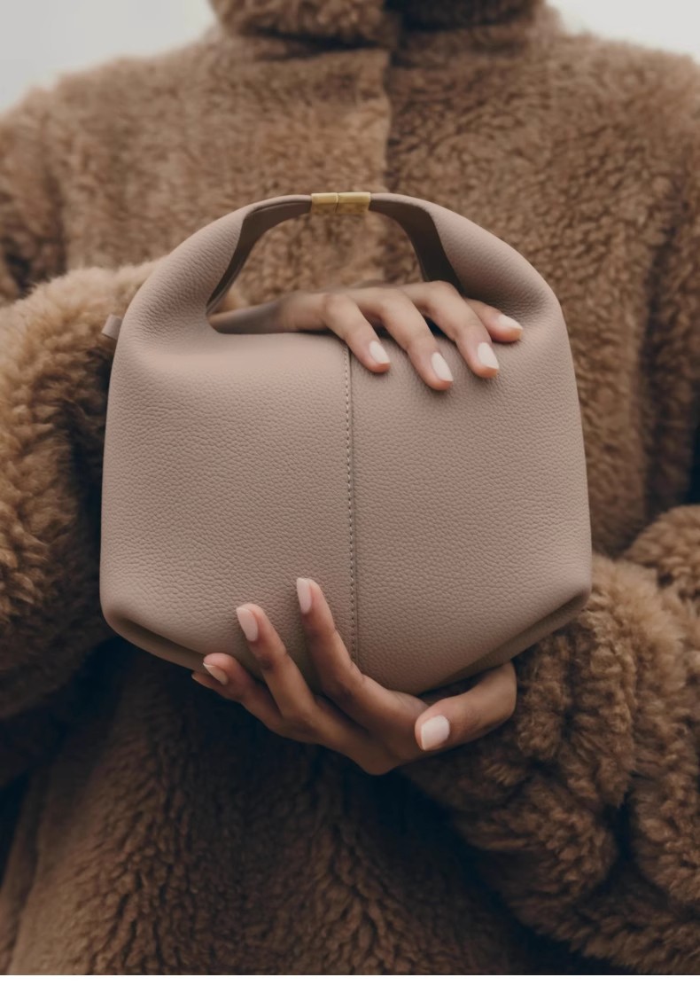 Fashionable Women's Lychee Leather Crossbody Dumpling Bag_voghion.com