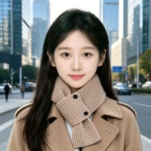 冬季围巾宝宝韩版潮新款儿童针织毛线围巾保暖加厚百搭男女童围脖