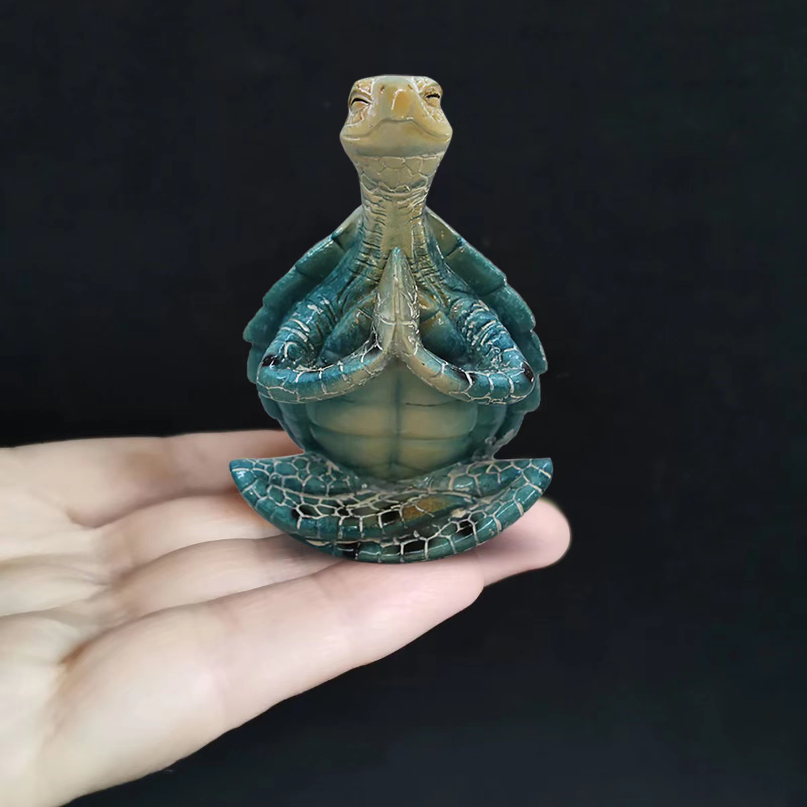 Sea Turtle Meditation Ornament 1