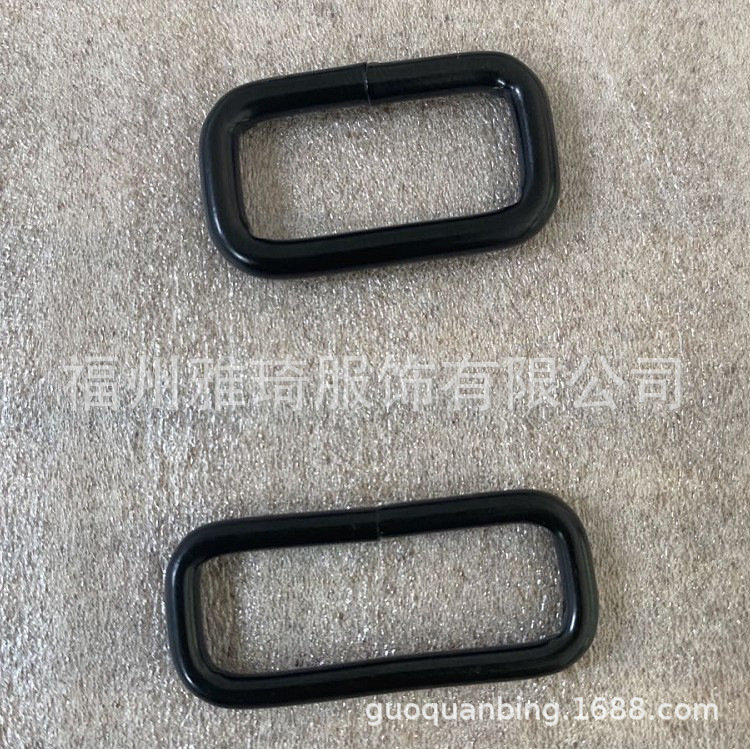 厂家直销D型扣包带挂扣半圆铁环扣箱包五金半圆扣铁线扣不锈钢D扣