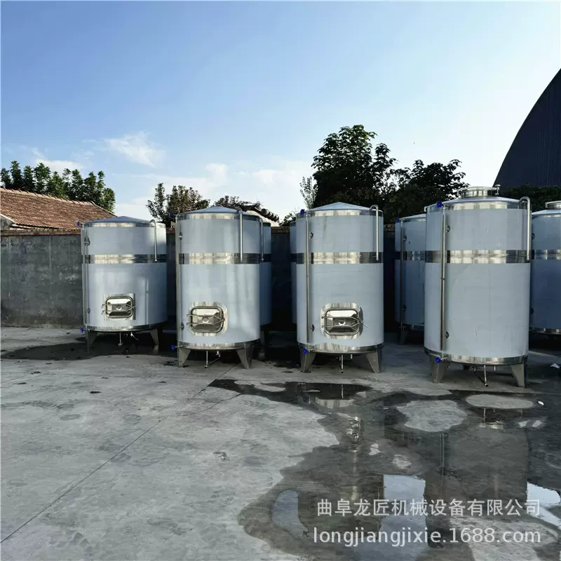 立式不锈钢储油罐 下人口毛油罐  精炼油储蓄罐 食品厂储油容器