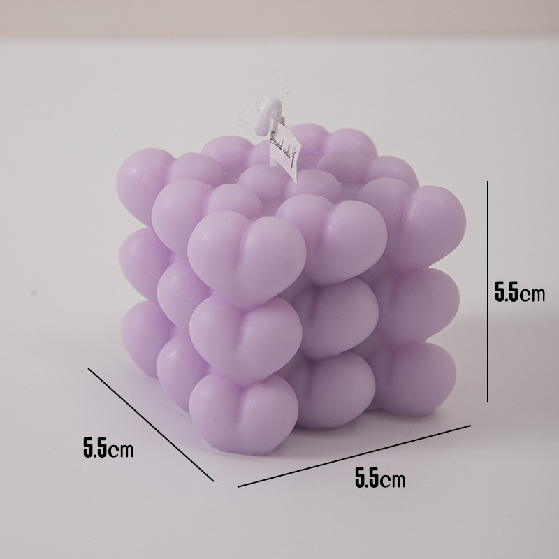 Cubo de amor de modelado de panela de banano creativa hecha a mano DIY adornos de mano regalo de la promesa de boda de Qixi