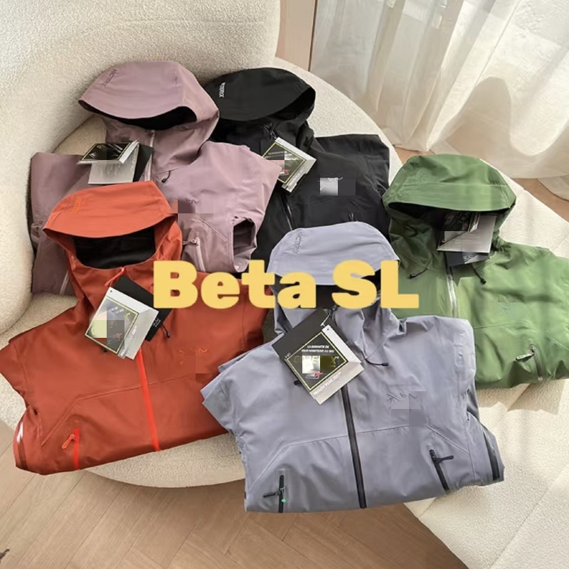 Taizhou Niaojia Sl Jacket Beta Hardshell Outdoor Fully Glued Waterproof Windproof Unisex Lightweight Jacket