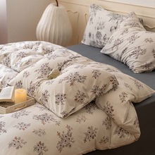 裸睡床品 针织天竺棉 新疆长绒棉 超柔软纯棉全棉四件套韩式复古