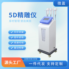 5D精雕仪美容院专用身体塑形震动按摩刮痧拔罐疏通经络养生理疗仪