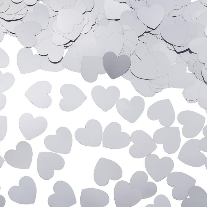 10g colorido 2.5cm confeti de amor fiesta de bodas de San Valentín sosteniendo pétalos globos transparentes relleno de bola de olas