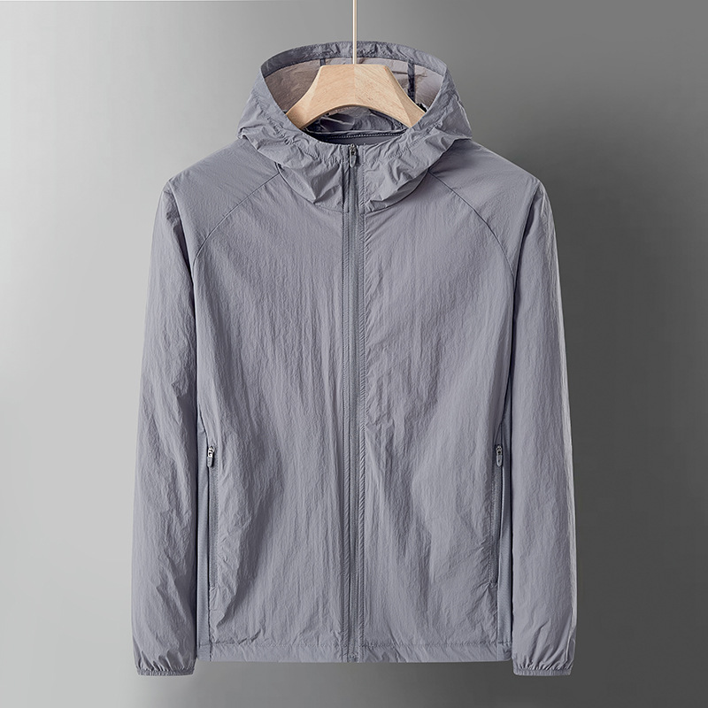 Ice Silk Sun Protection Clothing Men's 2025 New Summer Outdoor UV Protection Thin Fishing Clothing Jacket Women's Upf50