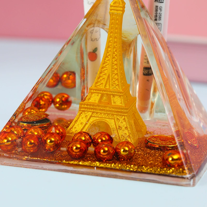 Pyramid, table pens holder for friend, Birthday gift