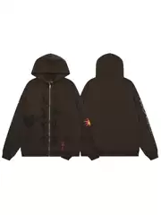 Wholesale Travis Scott Reverse Dog Zip-Up Hoodie