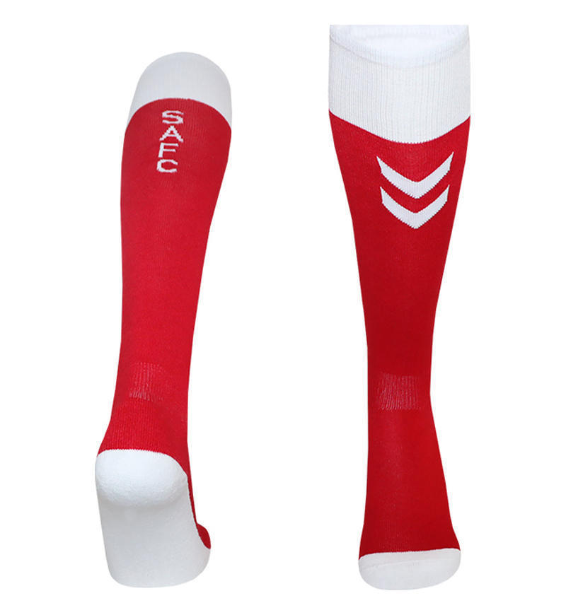 26 club tailandés Copa del Mundo calcetines de fútbol para hombres toallas profesionales sobre la rodilla antideslizante calcetines gruesas para adultos y niños