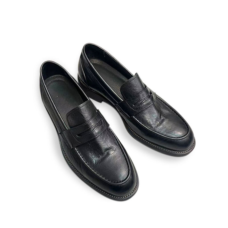 New men's first layer of buffalo skin material four seasons leisure all fashion breathable daily business formal men's shoes_voghion.com