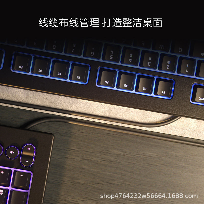 For Razer Sano Tarantula V2 Tri-color Symphony Backlight RGB No Light Gaming Keyboard Mouse Non-Mechanical