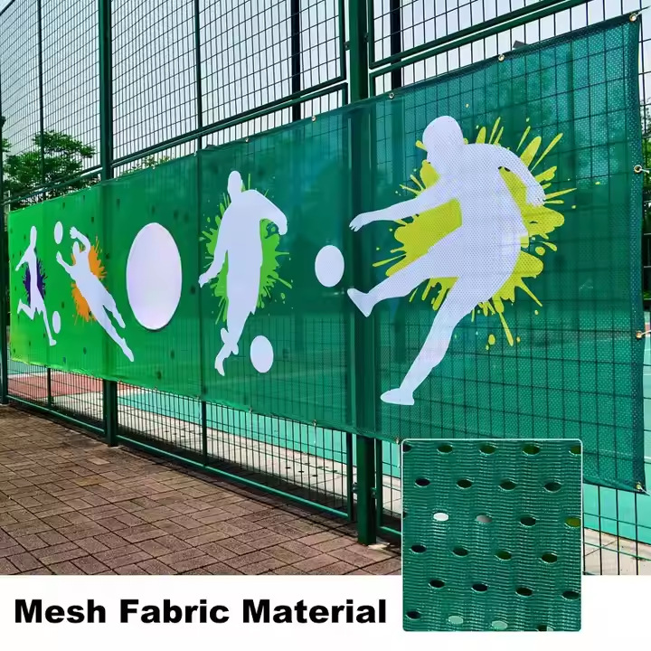 优质数码打印喷墨介质溶剂打印聚丙烯网格柔性横幅