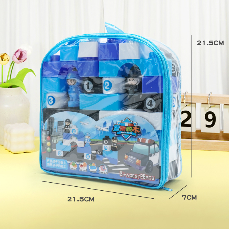 경찰 빌딩 블록 29pcs