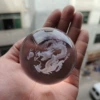 Internally carved ball single dragon
