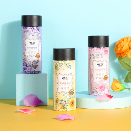 Jieti clothes care, fluffy, brightening, softening, antibacterial, color protection, softener, aromatherapy particles, fragrance beads wholesale