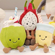 Ӣ��jellycat�ļ�Ȥζ����ˮ��Ҭ��ë�q���Ů���[���Y����Ʒ���l