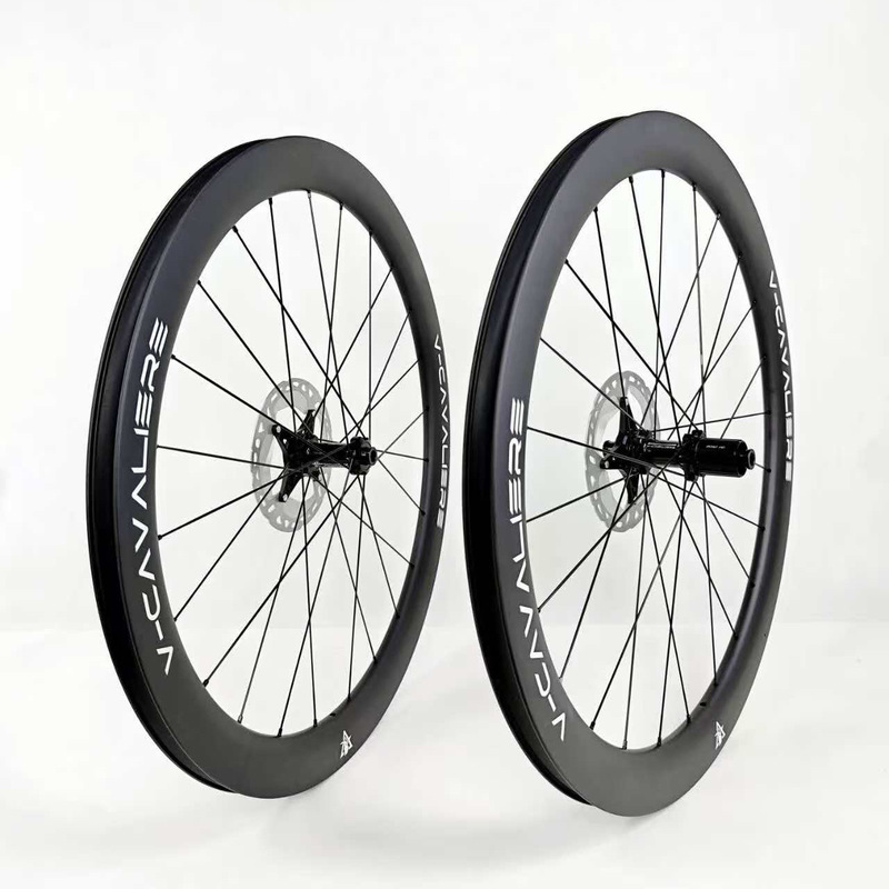 700C Road Center Lock Disc Brake Carbon Fiber Hub 50mm High 21mm Inner Width 36t Ratchet Structure Hub Wheel Set