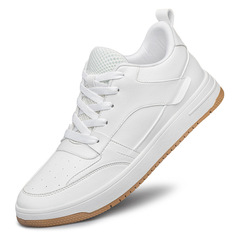 男增高8CM皮鞋夏季新款透氣板鞋男生小白鞋學生韓版潮流運動休閒