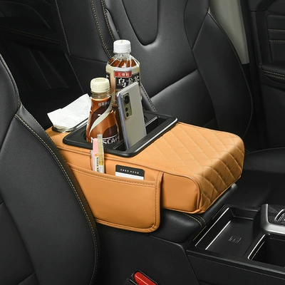 Armrest Box Pad, Multi-Functional Armrest: Armrest box pad