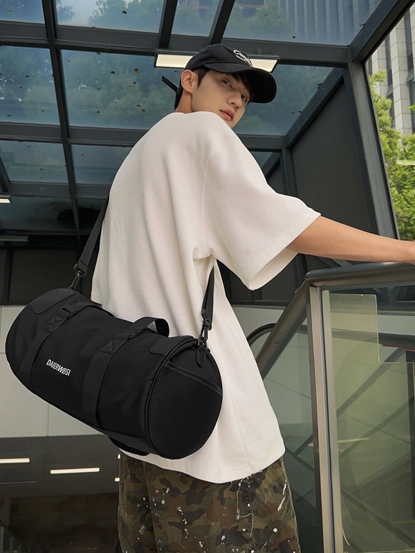 Bolsa de viaje corto de gran capacidad bolsa de entrenamiento de baloncesto bolsa de entrenamiento de almacenamiento simple bolsa de equipaje neutral