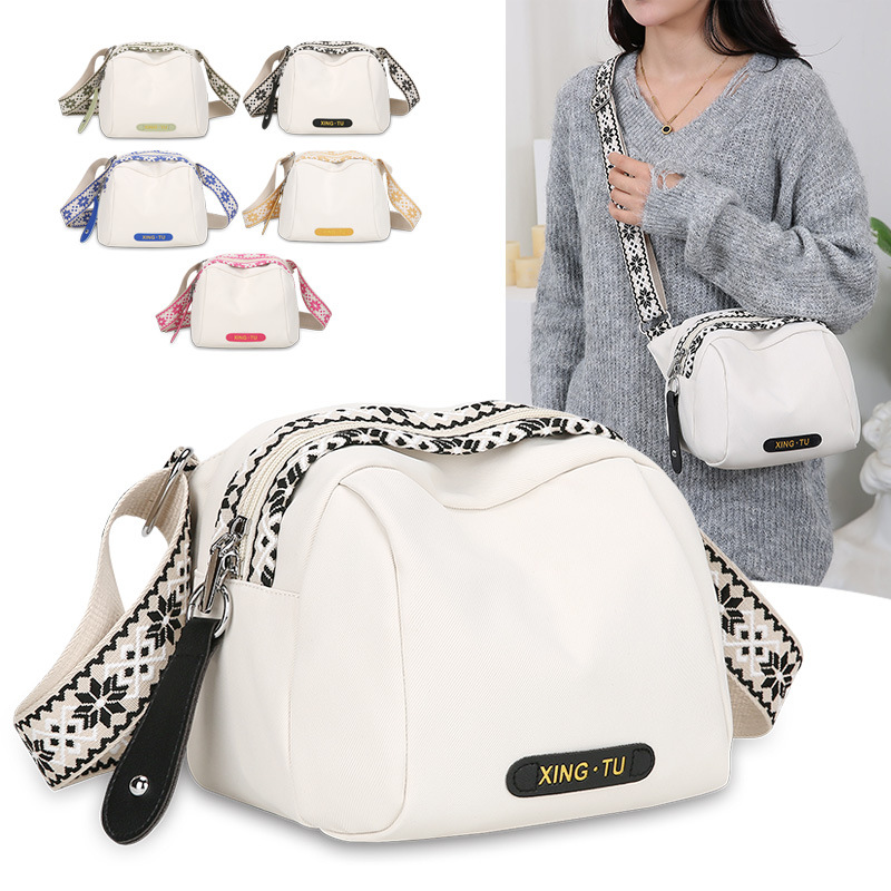Zhong2024 nueva moda casual bolso de pecho, bolso de hombro impermeable, bolso de tela Oxford, bolso pequeño