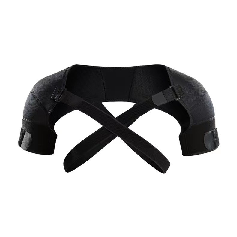 블랙 크로스 숄더 스트랩