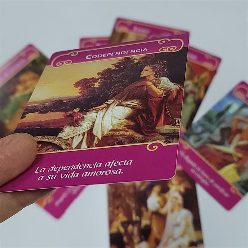 Romantilised ingli oraakli kaardid lauamäng pidusöökidele_voghion.com