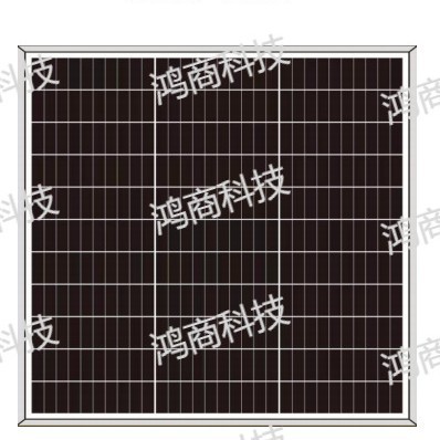 50W-70W单晶太阳能板太阳能电池板组件光伏板太阳能光伏板