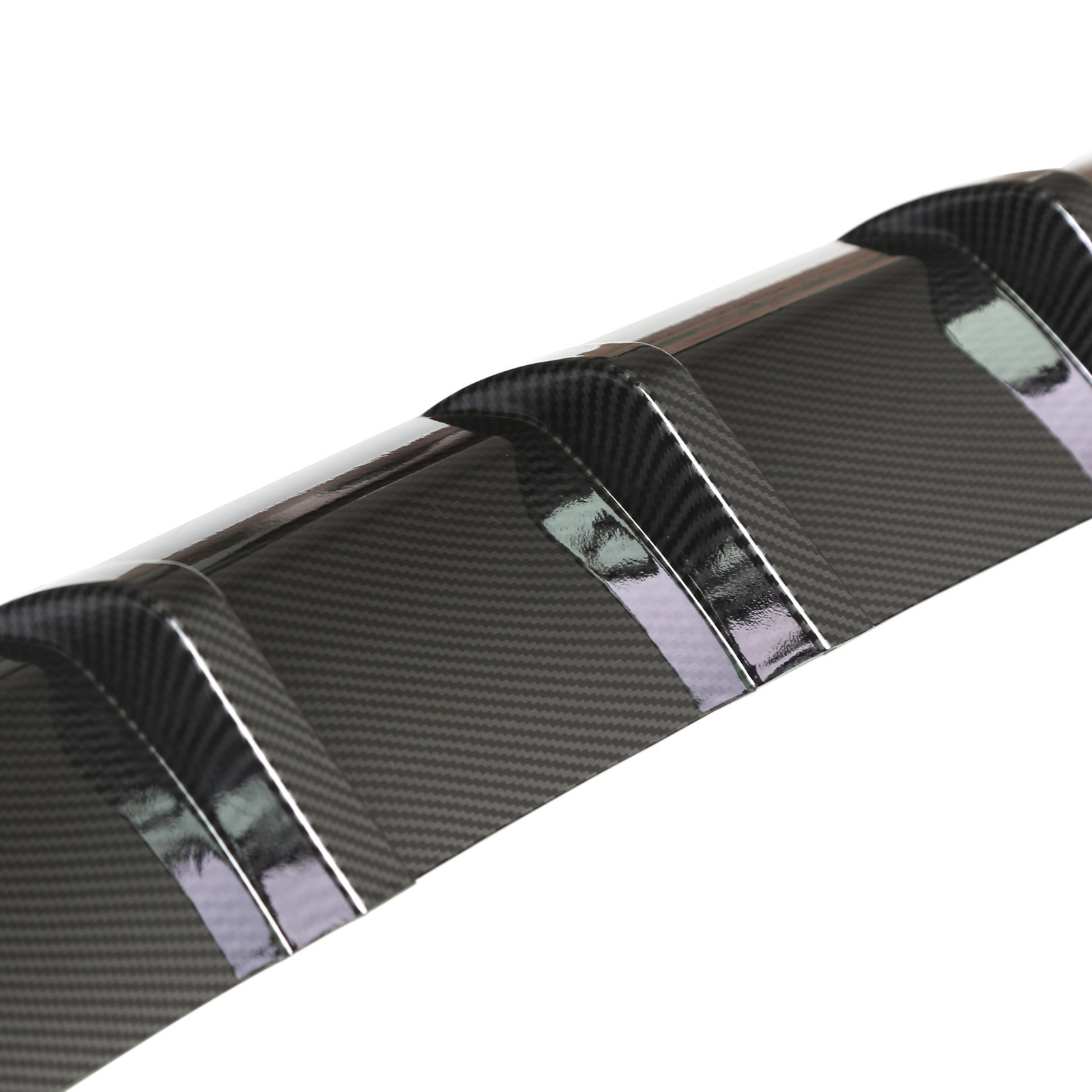 Fin Chassis Diffuser – Universal Spoiler - 92cm-carbon-fiber-pattern-rear-spoiler