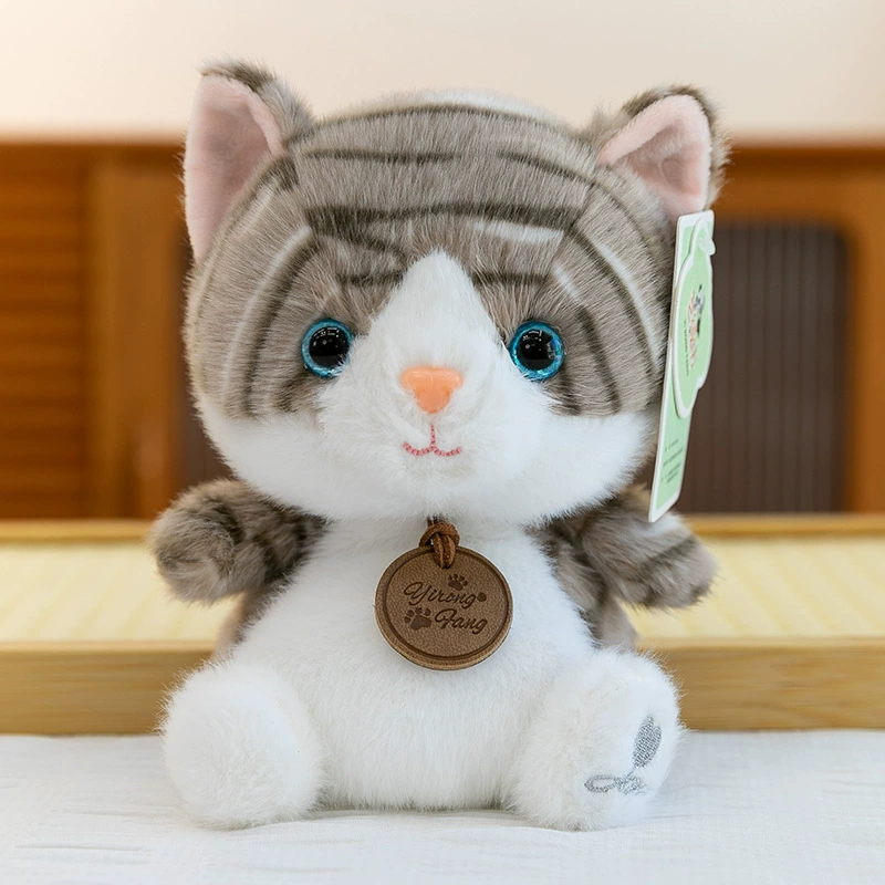 Мультяшная плюшивая игрушка, кукла, кот, антистресс, подарок на день рождения