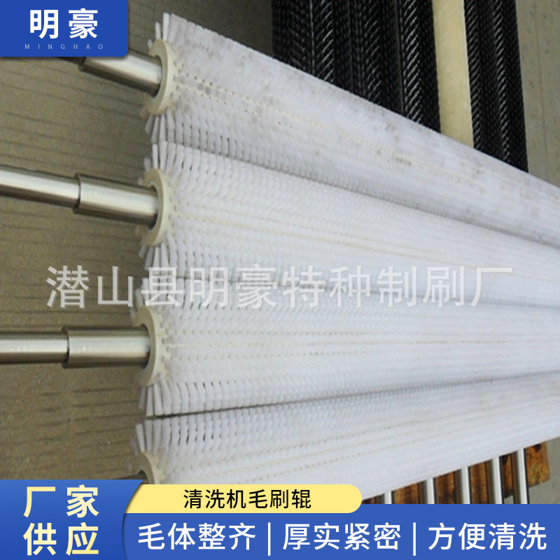 毛刷 清洗机毛刷辊 尼龙毛 工业除尘 毛刷辊