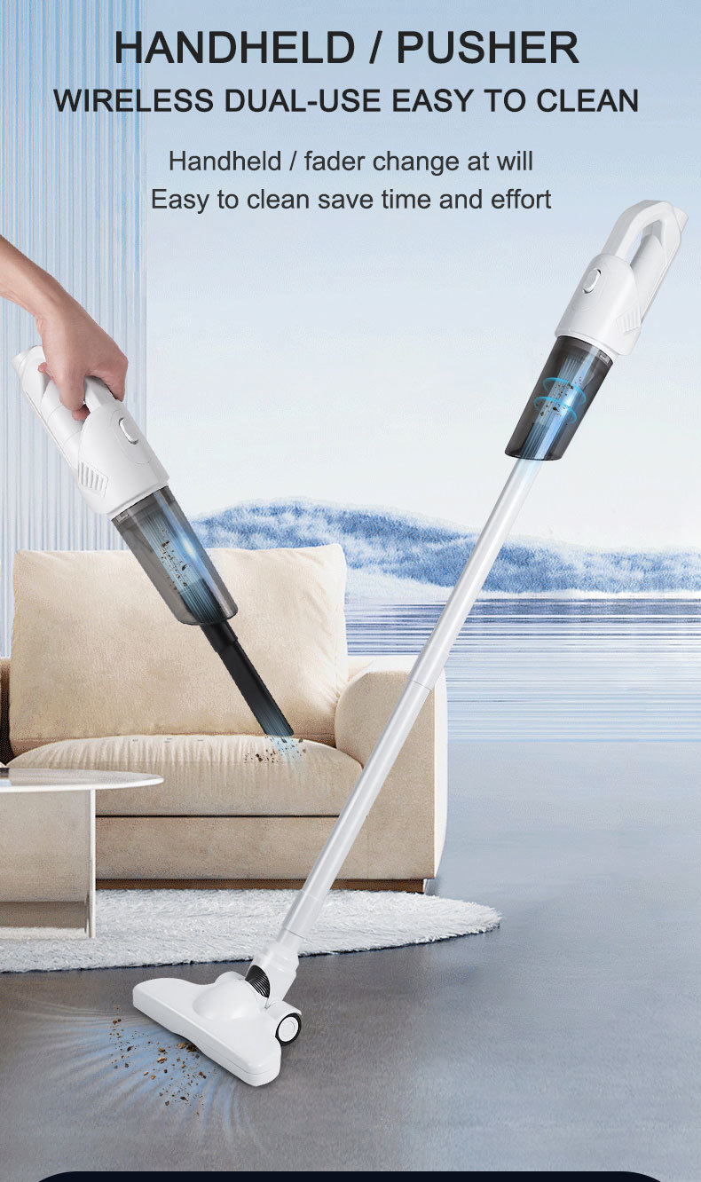 Trådlös dammsugare hushållsbil multifunktionell bärbar handdammsugare supersug högeffektsdammsugare_voghion.com