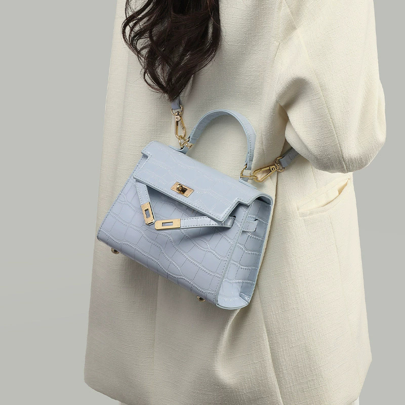 2026 New Fashion Crossbody Underarm Mini Bag Luxury Small Square Handbag Versatile Genuine Leather Women's Bag - Thumbnail 6